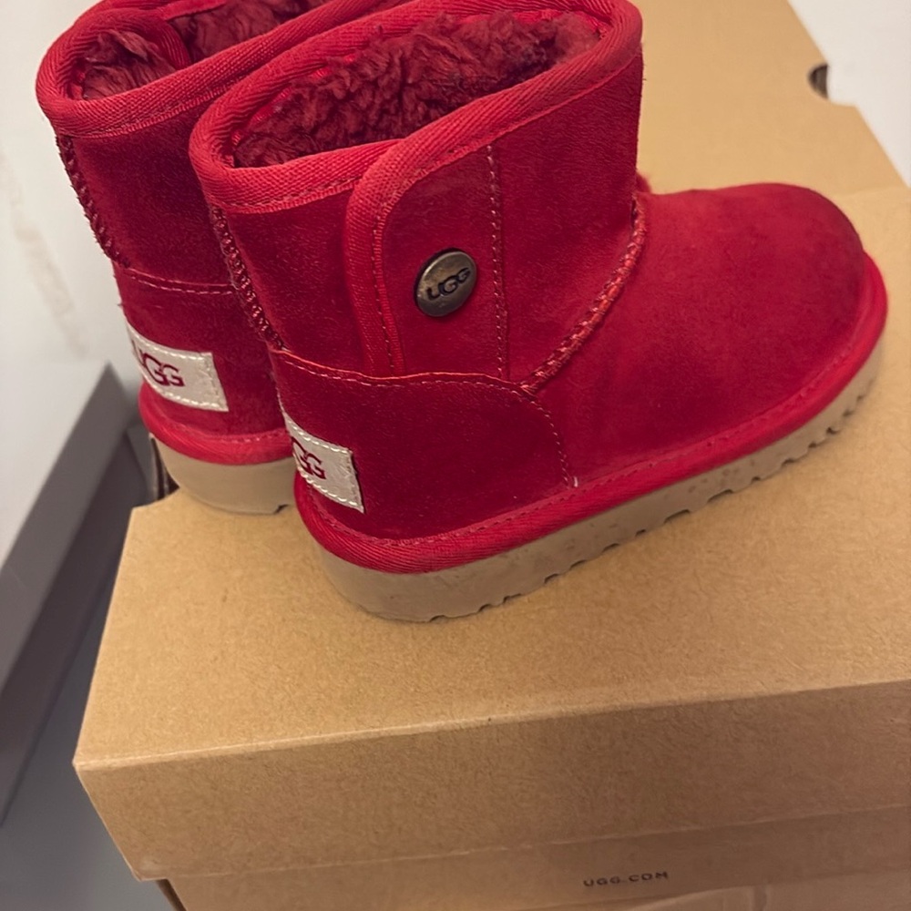 UGG Kids Bright Red Boots